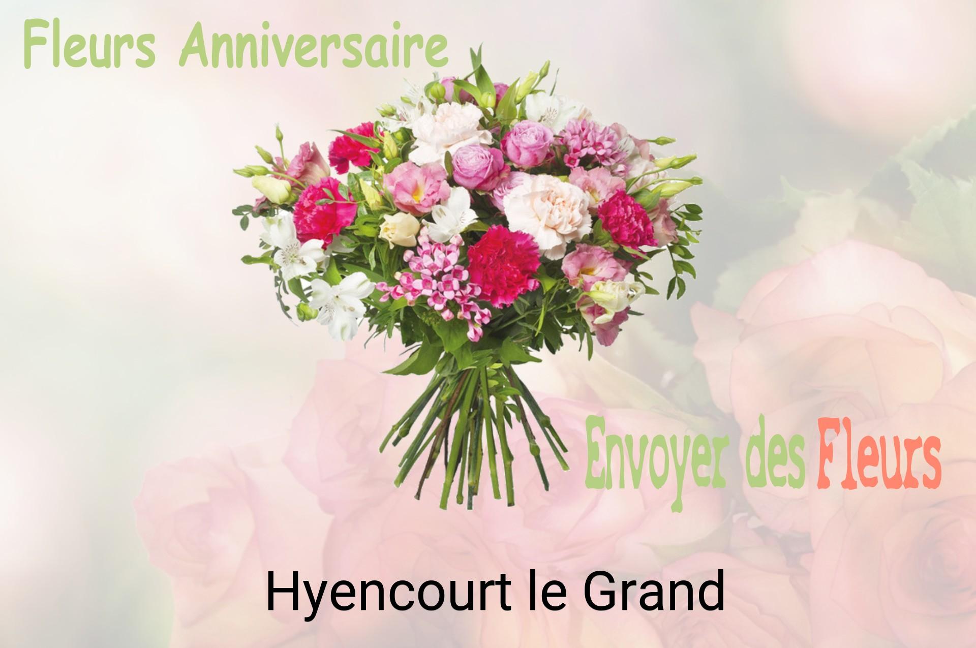 Bouquet de fleurs d’anniversaire livré à Hyencourt-le-Grand