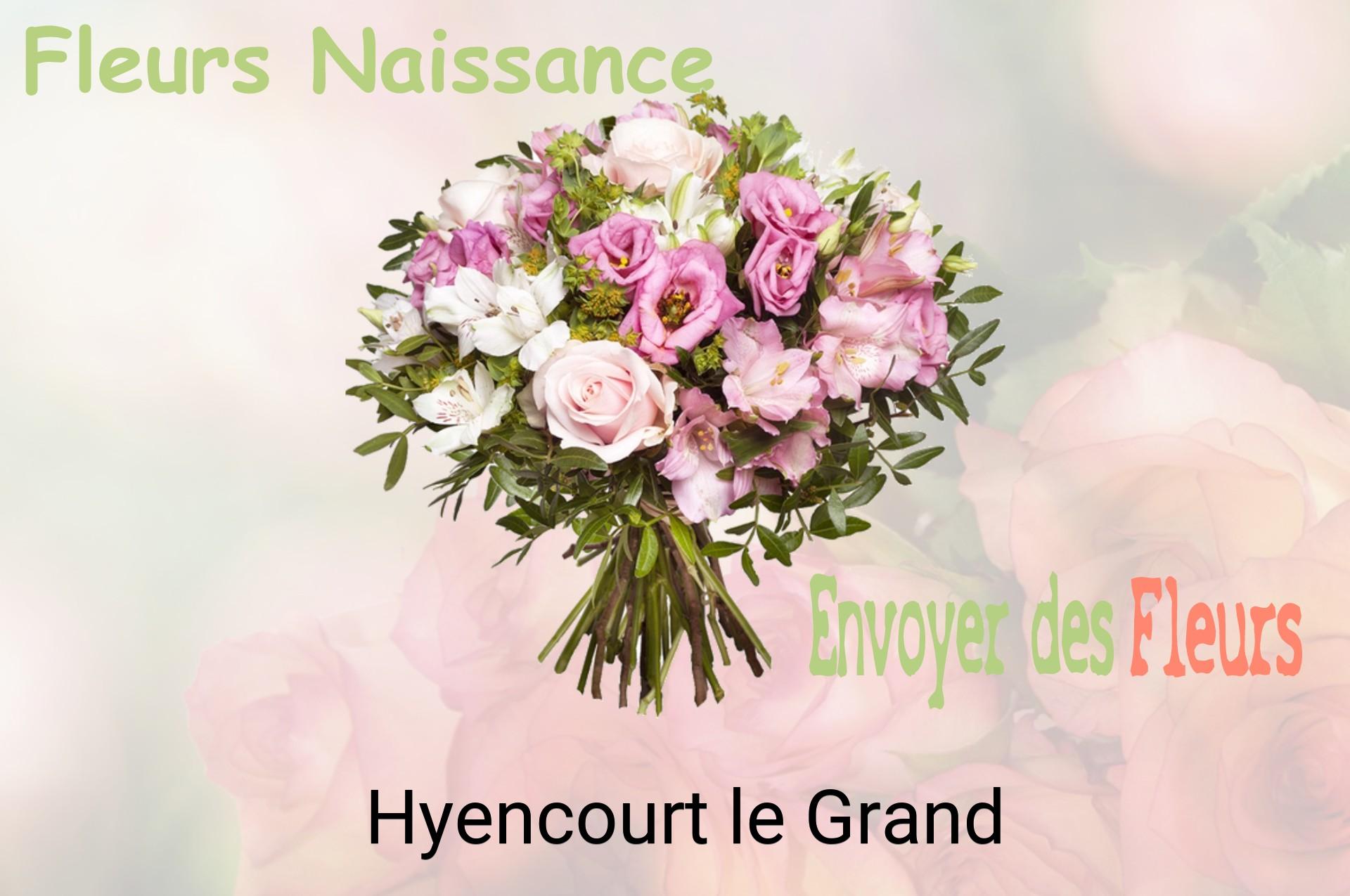 Bouquet de fleurs de naissance livré à Hyencourt-le-Grand