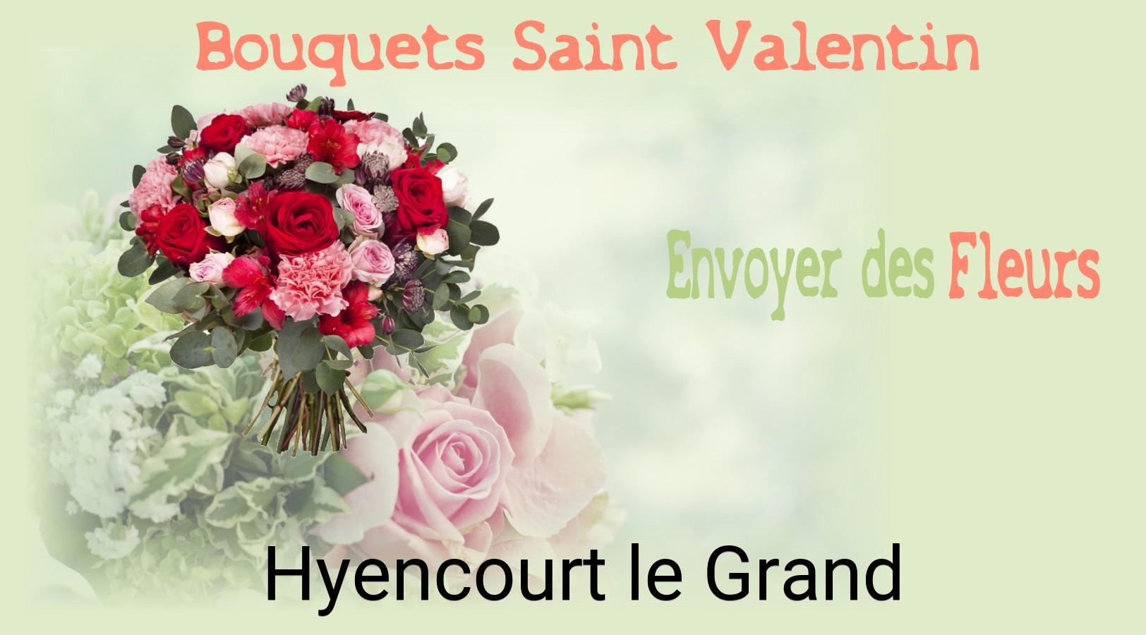 Roses de Saint-Valentin livrées à Hyencourt-le-Grand
